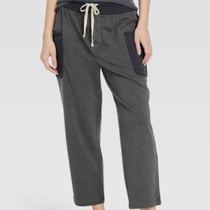 NEW Universal Thread Cropped Cargo Drawstring Sweatpants GREEN